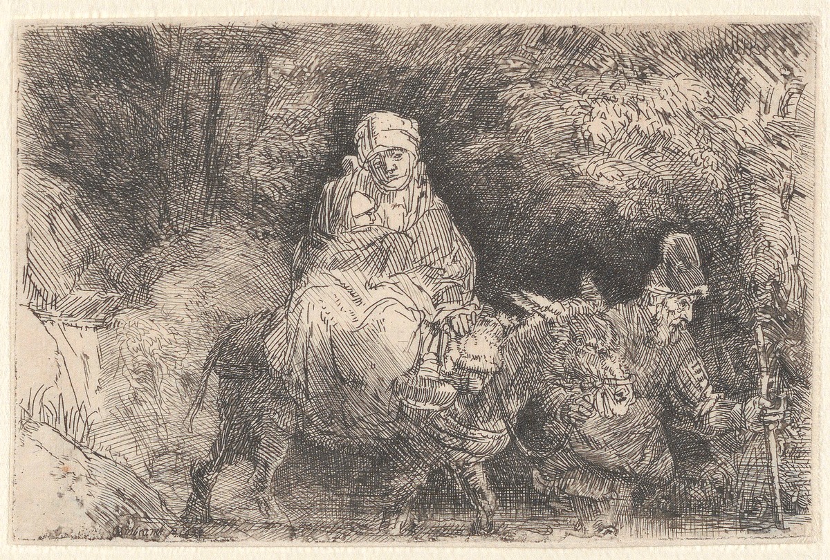 The Flight into Egypt, Crossing a Brook