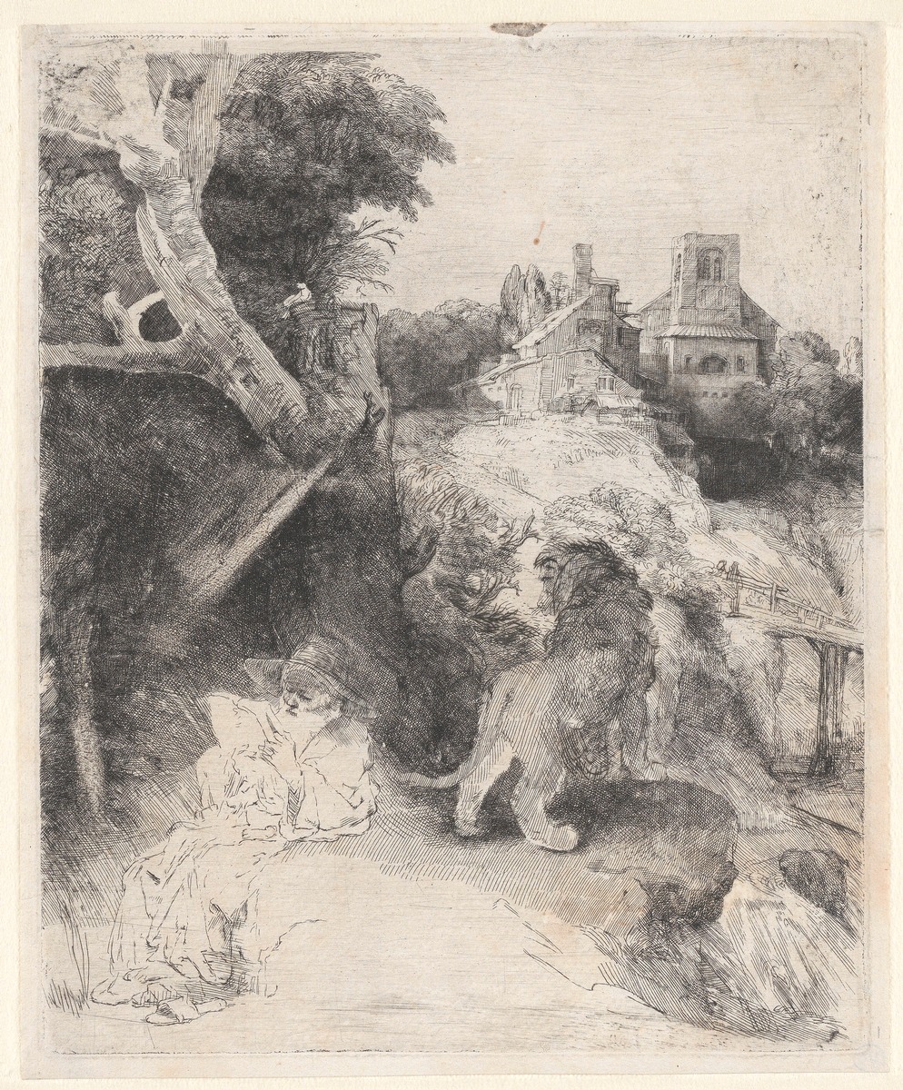 St Jerome in an Italian Landscape