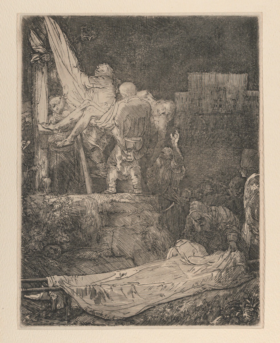 The Descent from the Cross by Torchlight